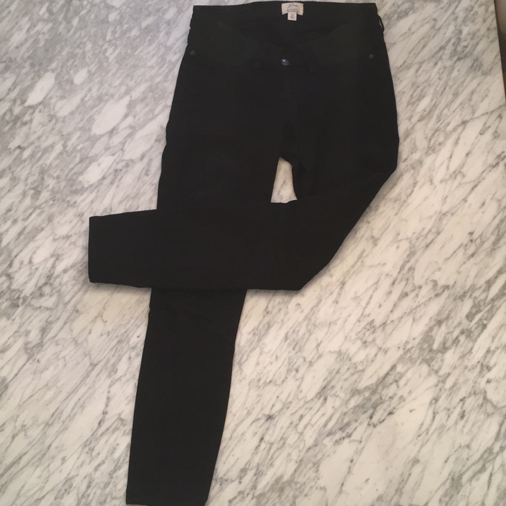J.Crew Maternity pull-on Toothpick Jean in Black